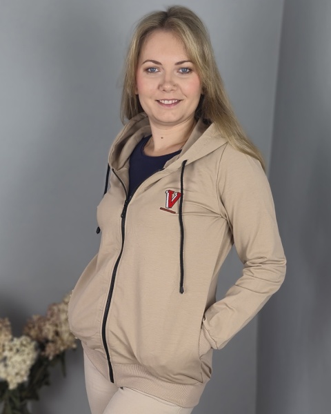 Bluza casual beżowa