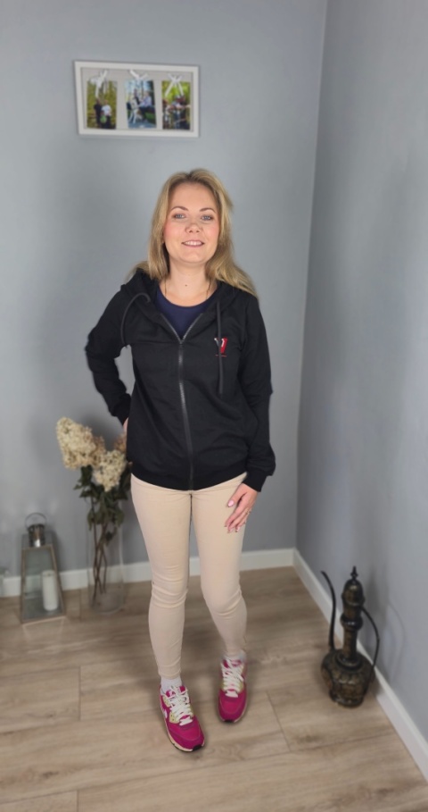 Bluza casual czarna Bluza casual czarna