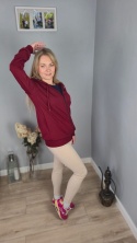 Bluza casual wino Bluza casual wino