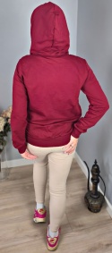 Bluza casual wino