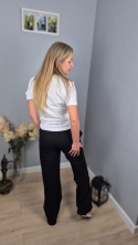 Dresowe spodnie wide leg Dresowe spodnie wide leg