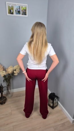 Dresowe spodnie wide leg