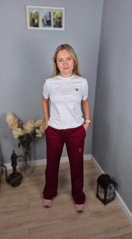 Dresowe spodnie wide leg