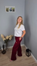 Dresowe spodnie wide leg Dresowe spodnie wide leg