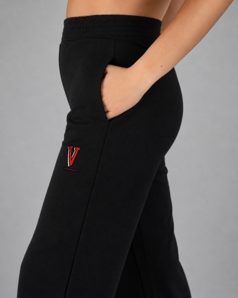 Spodnie wide leg czarne
